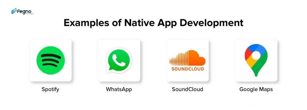Native mobile app development examples