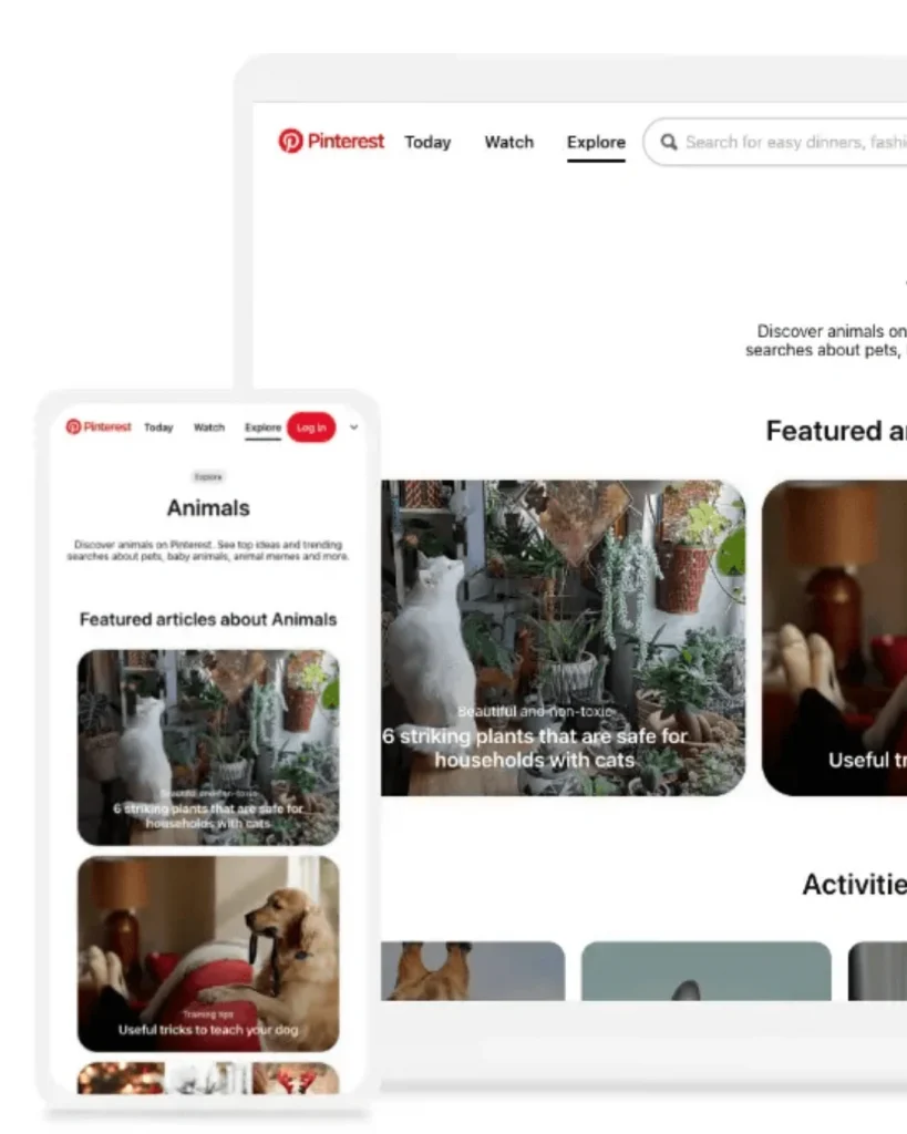 pwa example-pinterest-blog