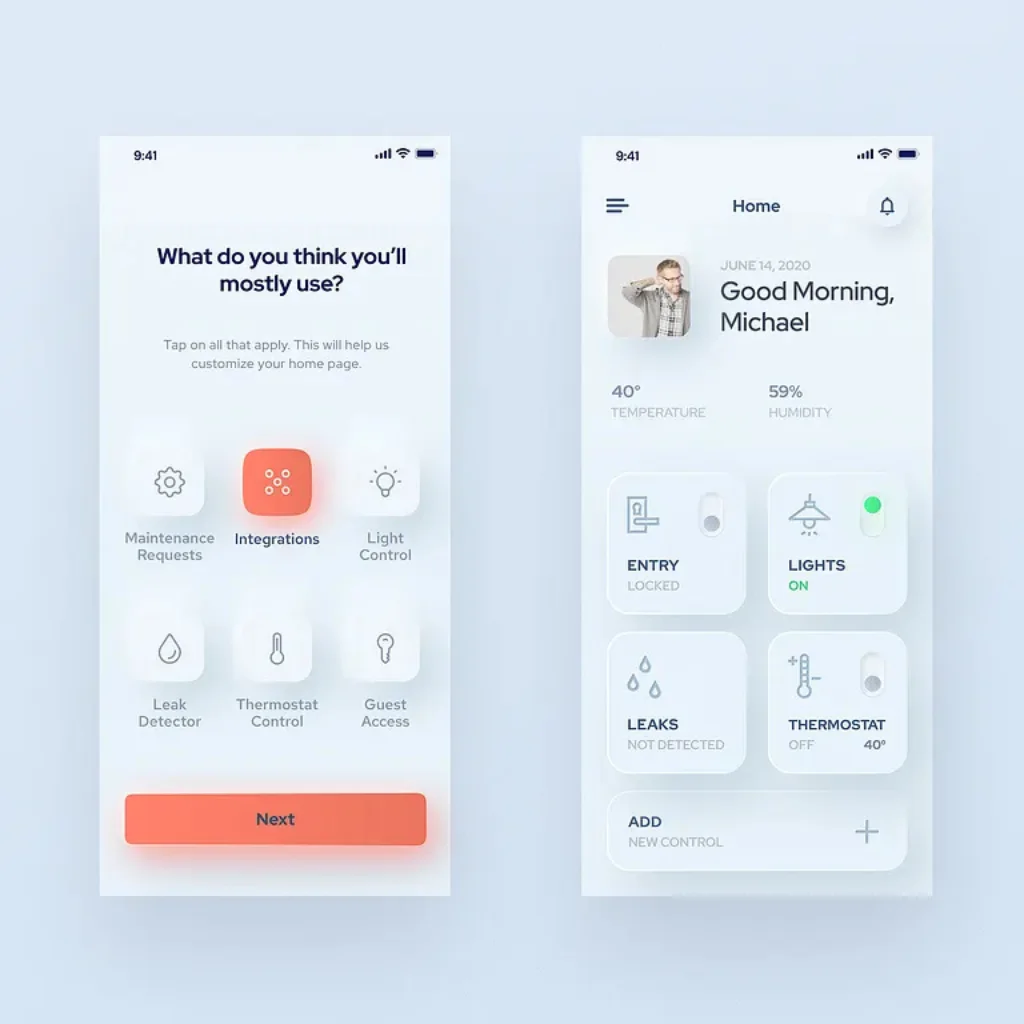 Native App ui difference?