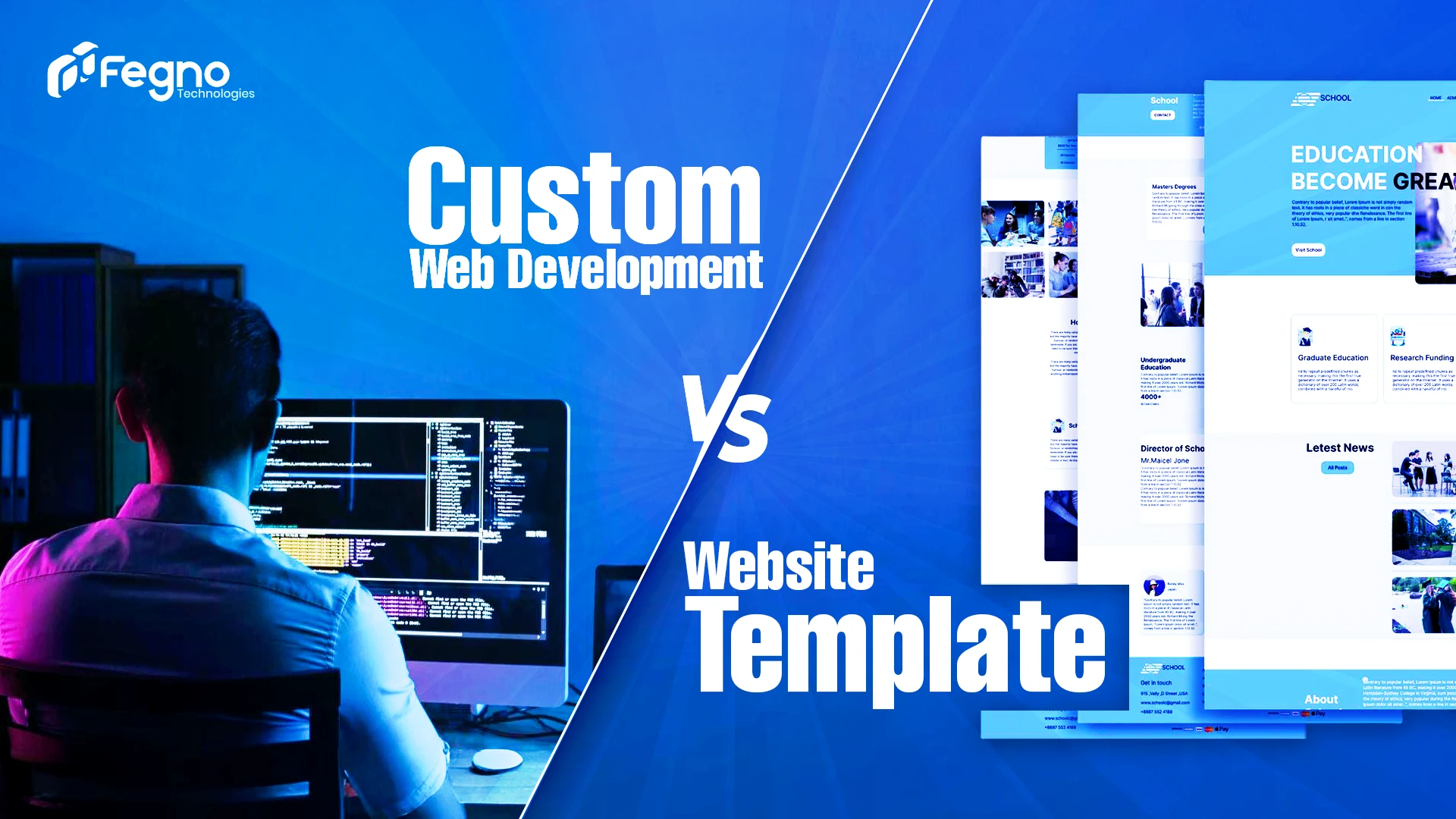 10 Reasons to Choose Custom Web Development Over a Website Template
